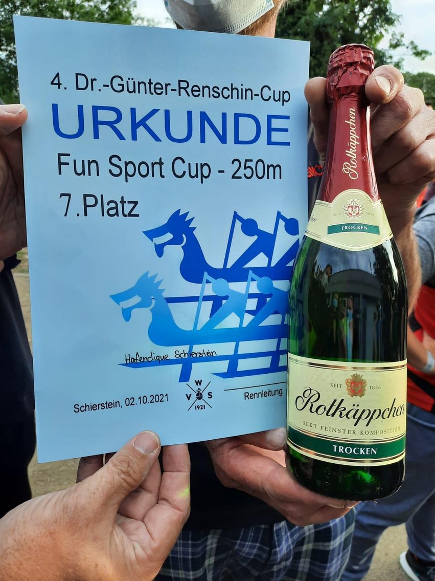 Regatta Urkunde Drachenboot Hafenclique