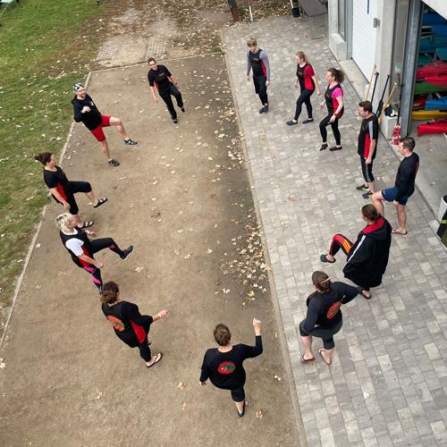 Training Drachenboot Hafenclique